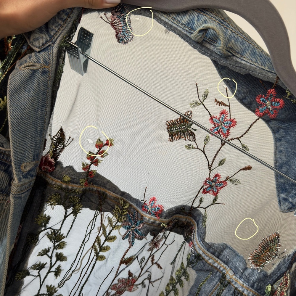 BERSHKA Denim Jacket old style, size: M - Picture 8 of 8